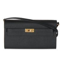 Hermes Black Epsom Kelly To Go GHW