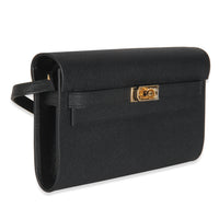 Hermes Black Epsom Kelly To Go GHW