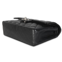 Black Quilted Caviar Small Classic Double Flap HandBag