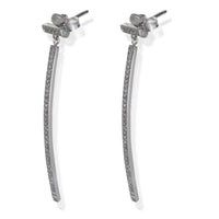 White Gold Diamond Tiffany T Earrings
