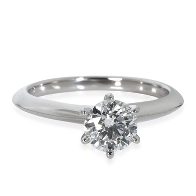 0.77 ct Round Brilliant Diamond Engagement Ring