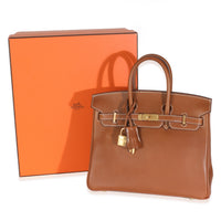 Fauve Barenia Faubourg Birkin 25 GHW