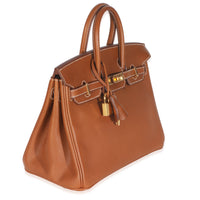 Fauve Barenia Faubourg Birkin 25 GHW