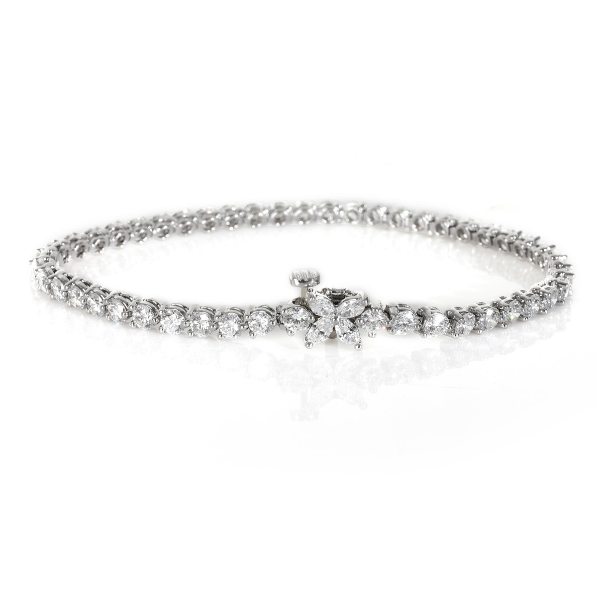 Platinum Diamond Victoria Tennis Bracelet