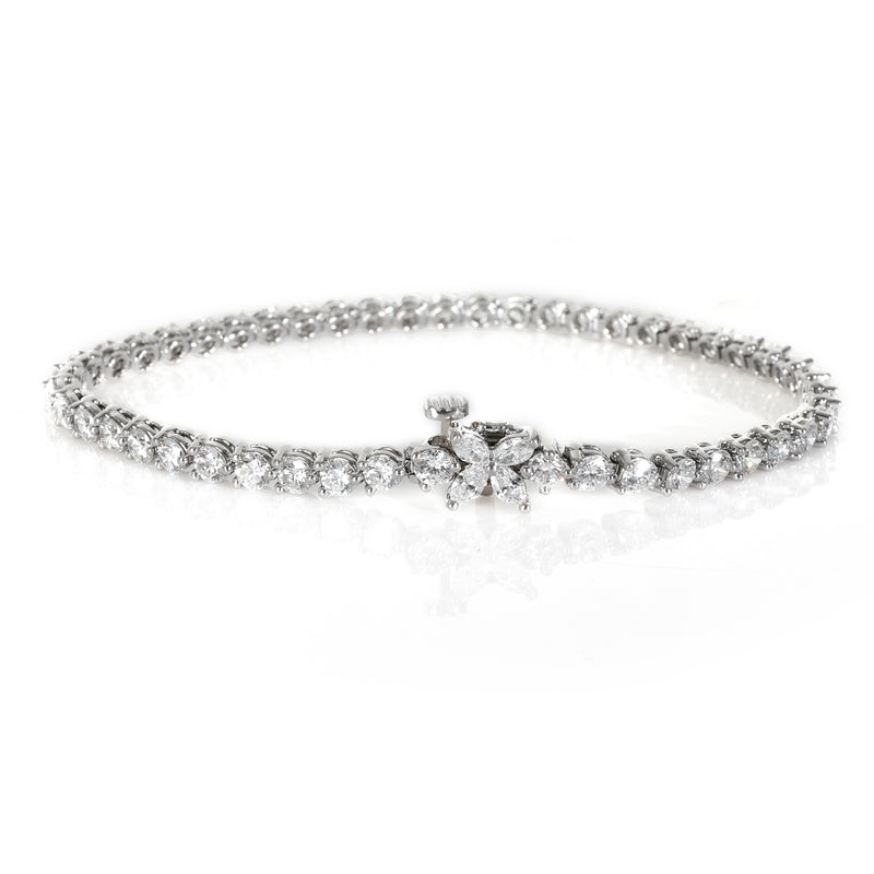 Platinum Diamond Victoria Tennis Bracelet