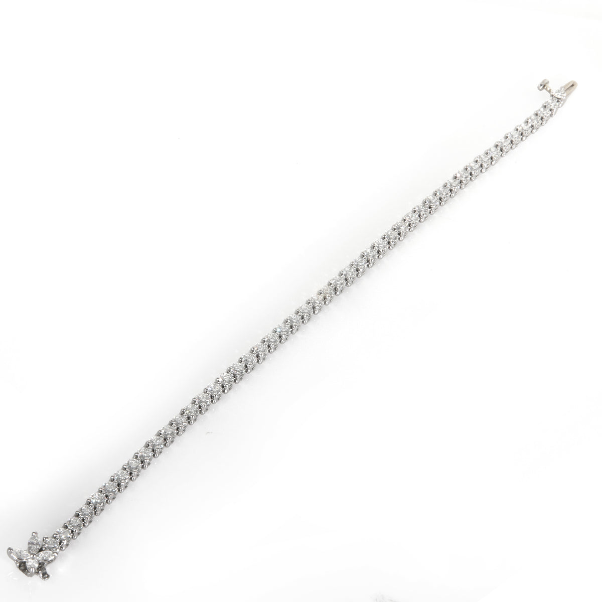 Platinum Diamond Victoria Tennis Bracelet