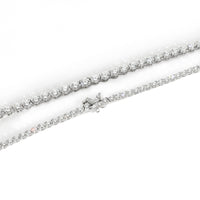 Platinum Diamond Victoria Tennis Necklace