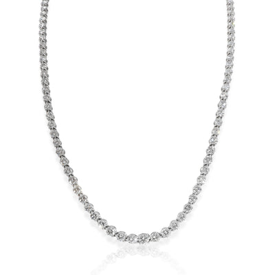 Platinum Diamond Victoria Tennis Necklace