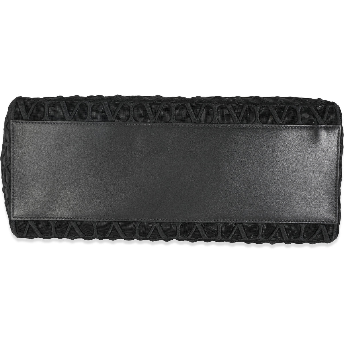 Black Mesh Fabric Le Troisieme Tote Bag