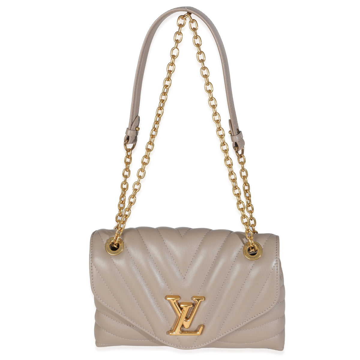 Taupe Calf Leather New Wave Chain MM