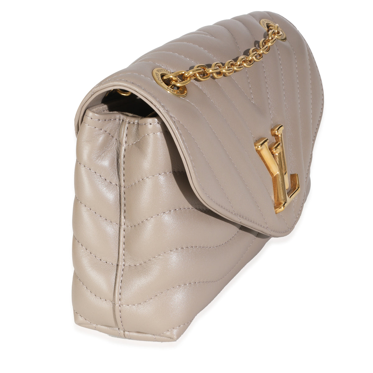 Taupe Calf Leather New Wave Chain MM