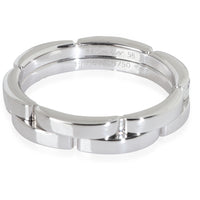 White Gold Diamond Maillon Panthere Double Row Band