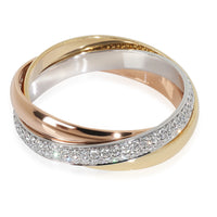 Diamond Small Model Trinity Ring