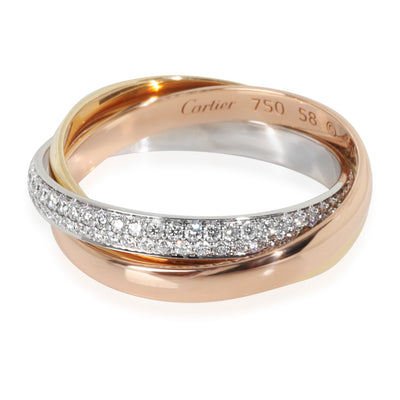 Diamond Small Model Trinity Ring