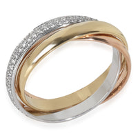 Diamond Small Model Trinity Ring