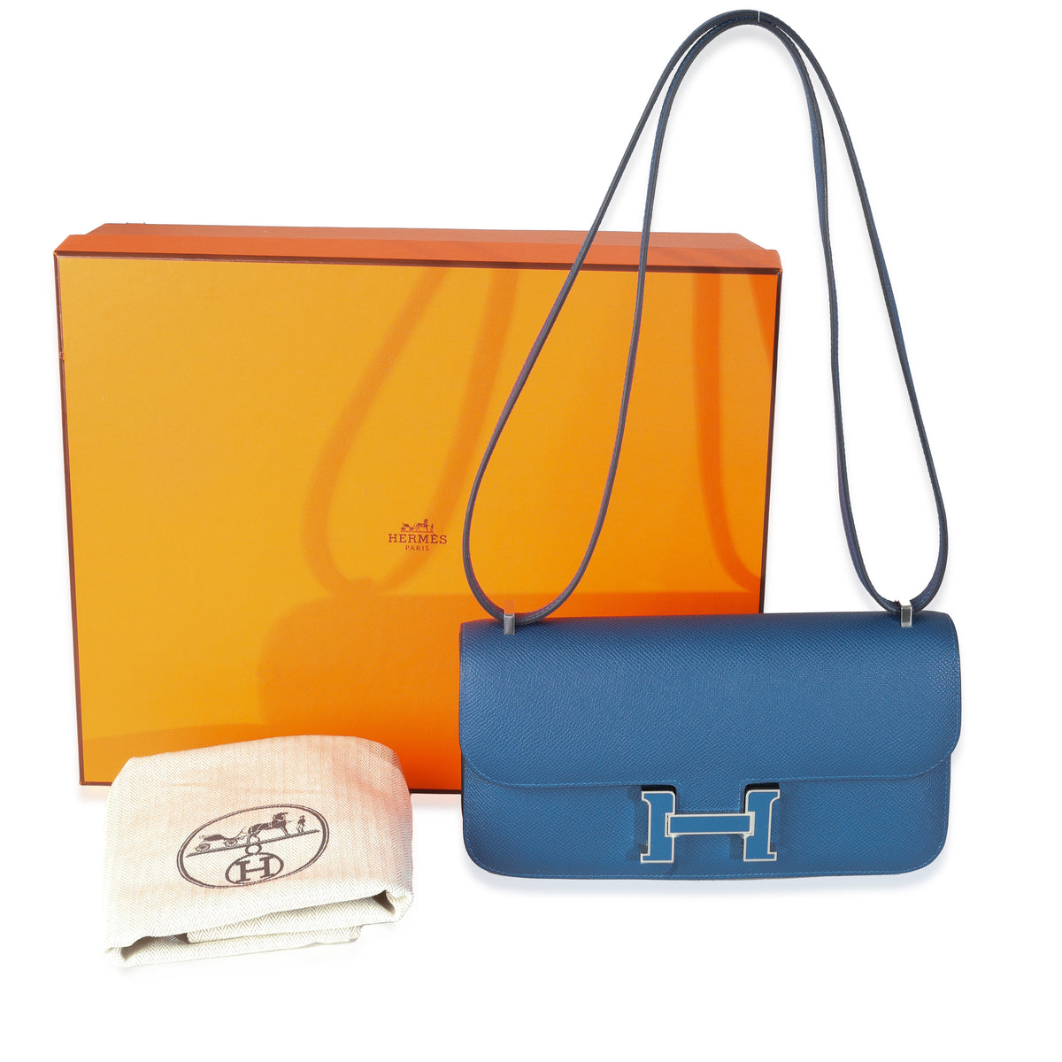 Bleu Tie Epsom Constance Elan