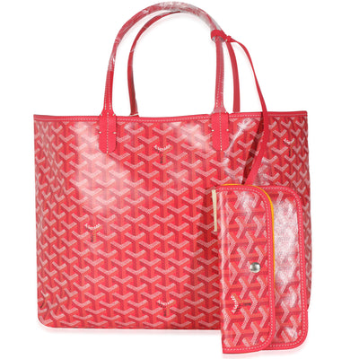 Fuchsia Goyardine Canvas Le Jardin Saint Louis PM