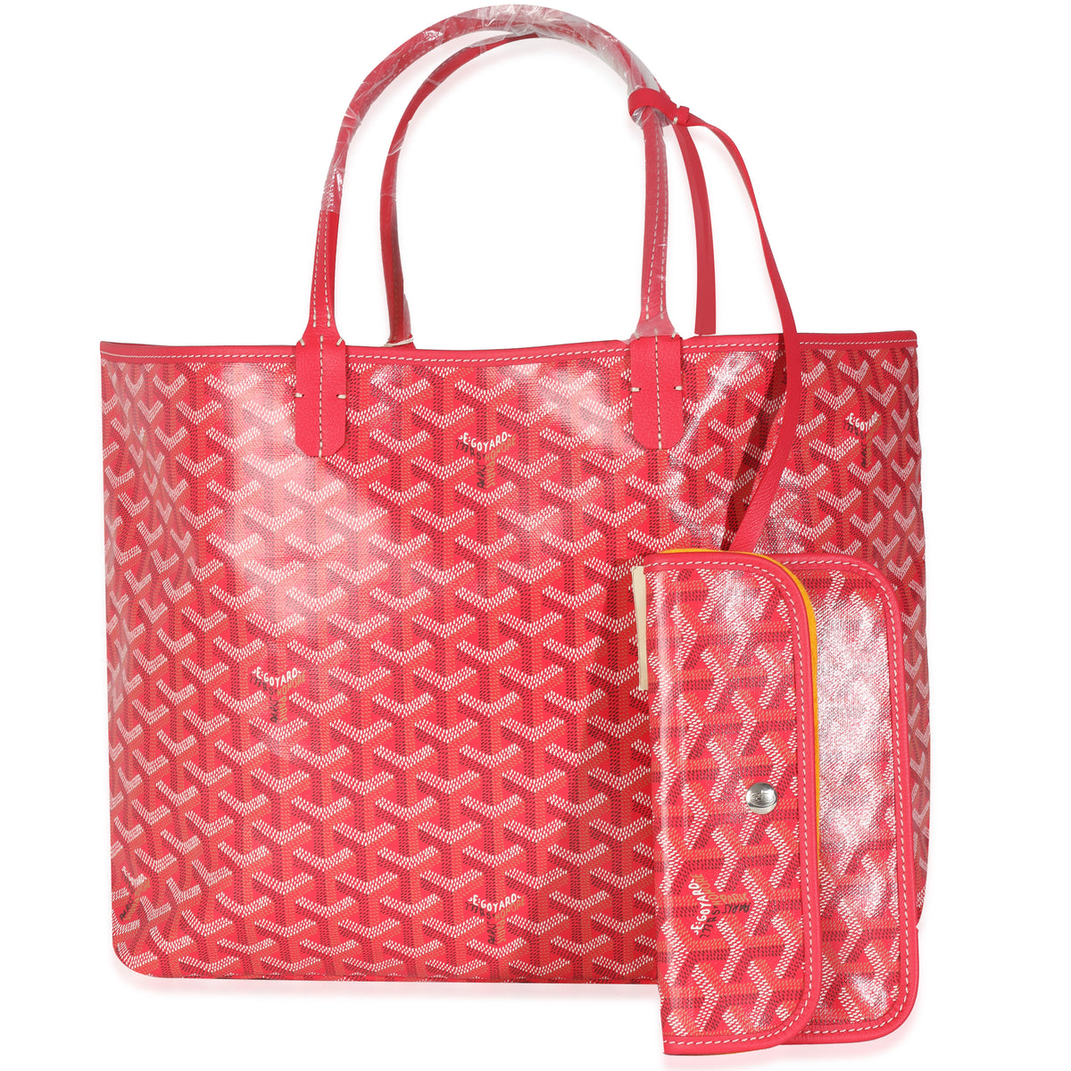 Fuchsia Goyardine Canvas Le Jardin Saint Louis PM