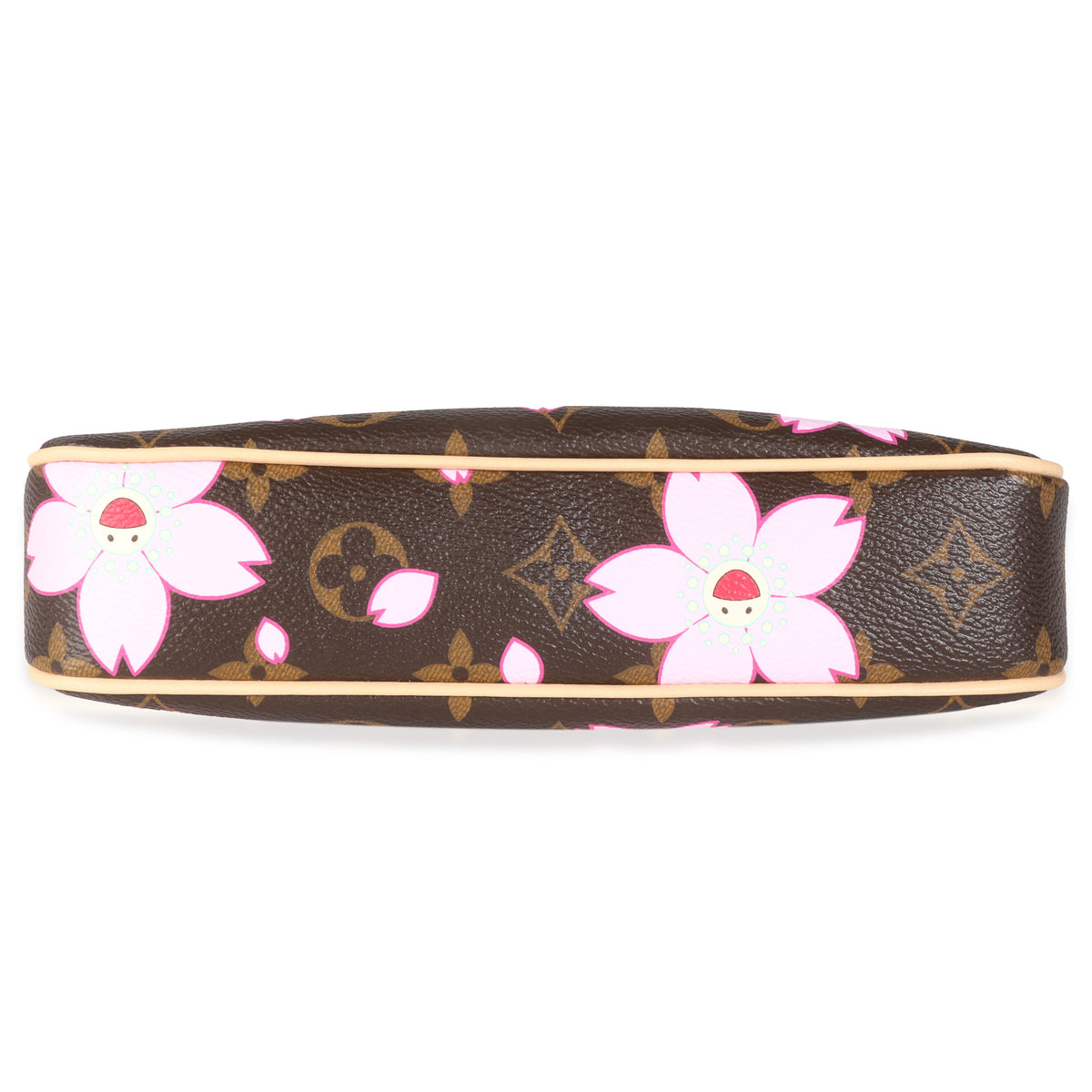 x TM Sakura Brown Monogram Canvas Pochette Accessoires