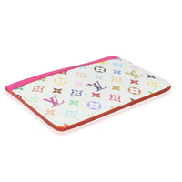 x TM Kawaii Pink Monogram Multicolor Canvas Card Holder