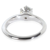 Platinum Tiffany & Co. Solitaire Engagement Ring, .77 Ct. H VVS1