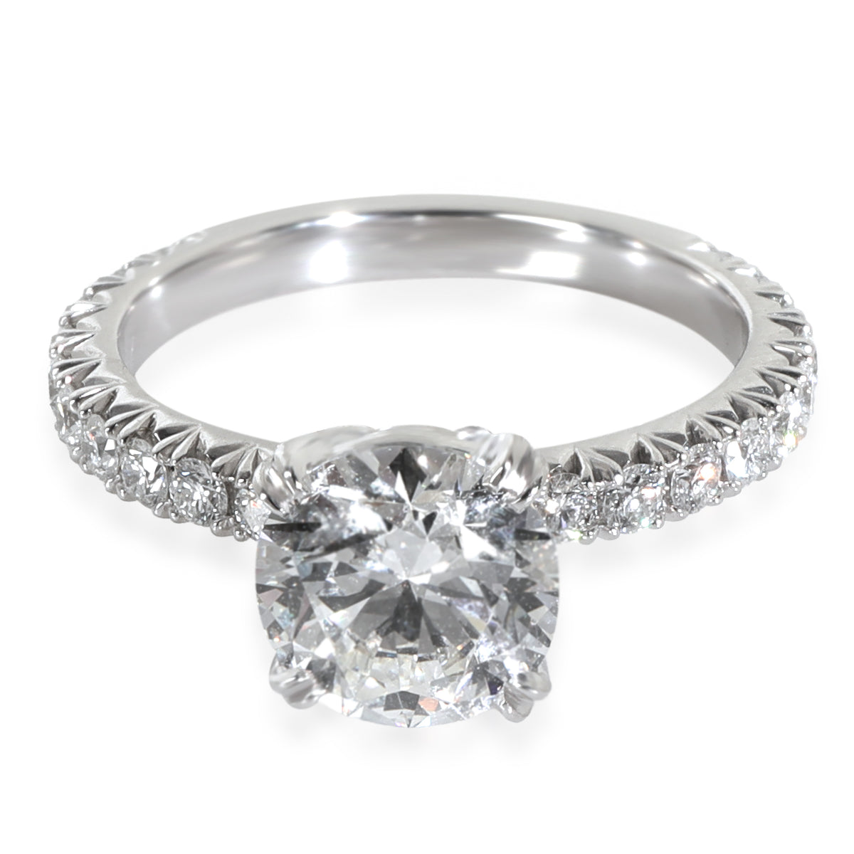 1.75 ct Round Brilliant Love Engagement Ring