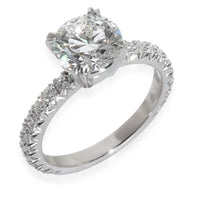 1.75 ct Round Brilliant Love Engagement Ring