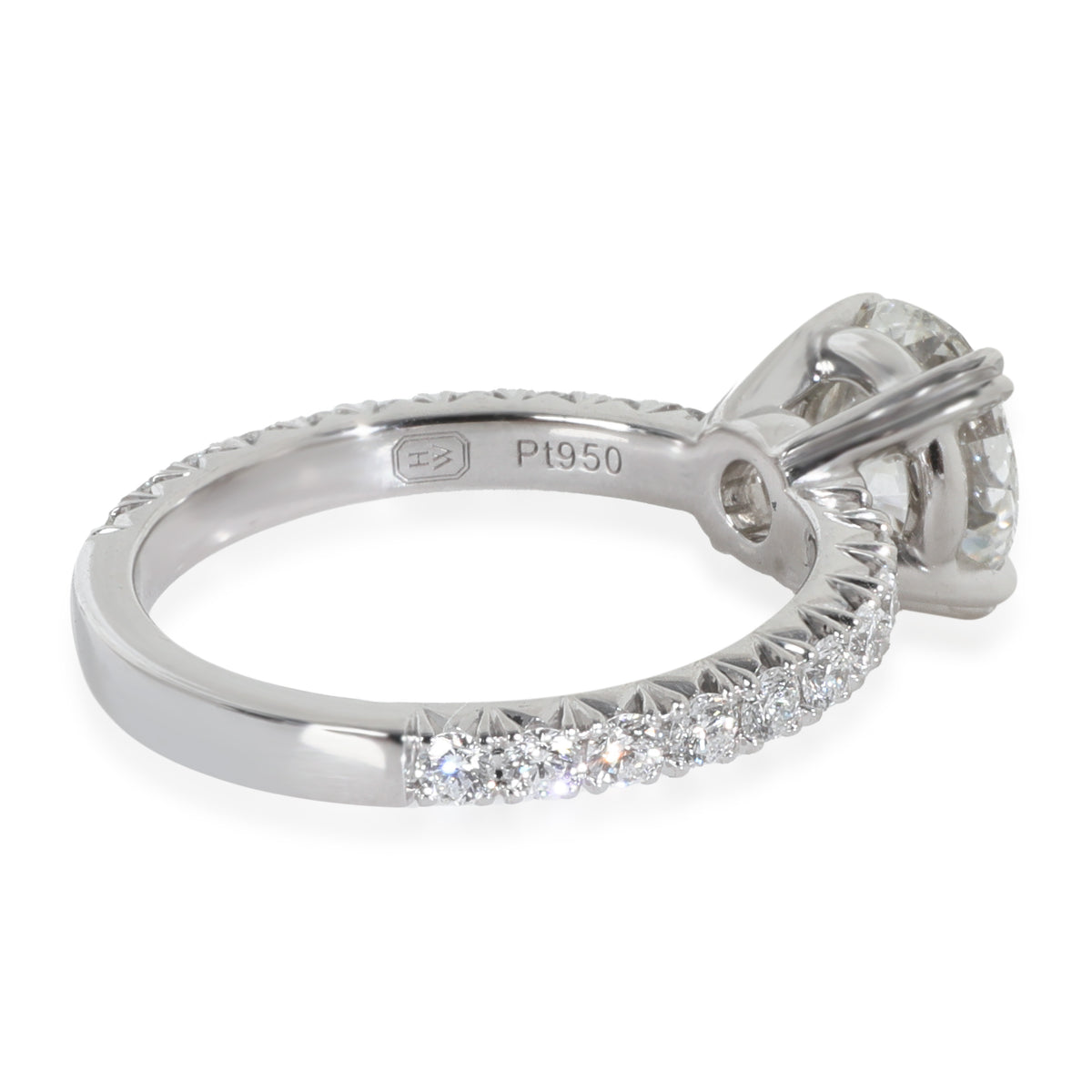 1.75 ct Round Brilliant Love Engagement Ring