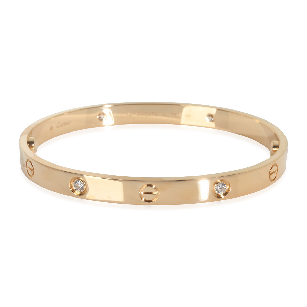 Yellow Gold Diamond Love Bracelet