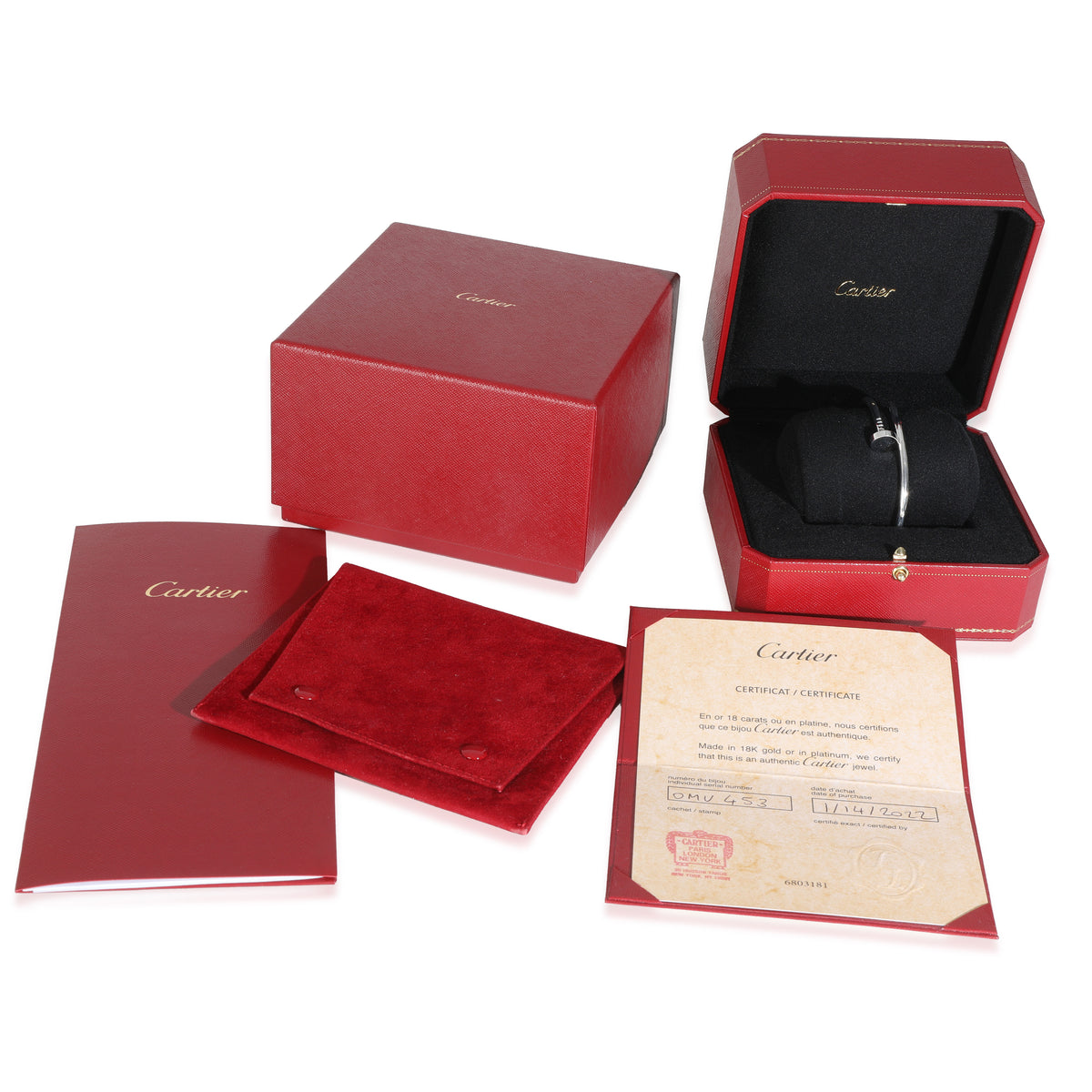 White Gold  Juste Un Clou Bracelet