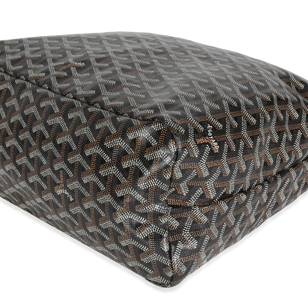 Gold Black Goyardine Boheme Hobo