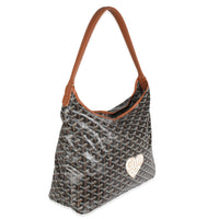 Gold Black Goyardine Boheme Hobo
