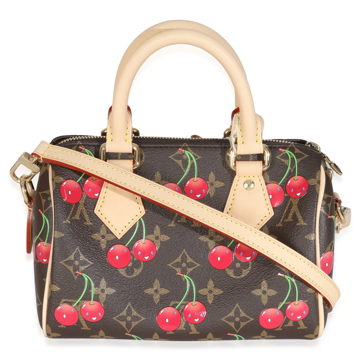 x TM Monogram Cerises Canvas Speedy Bandouliere 20