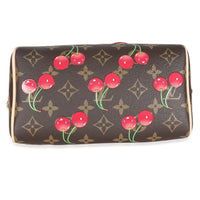 x TM Monogram Cerises Canvas Speedy Bandouliere 20
