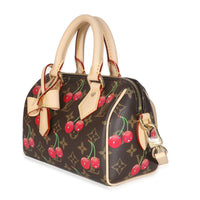 x TM Monogram Cerises Canvas Speedy Bandouliere 20