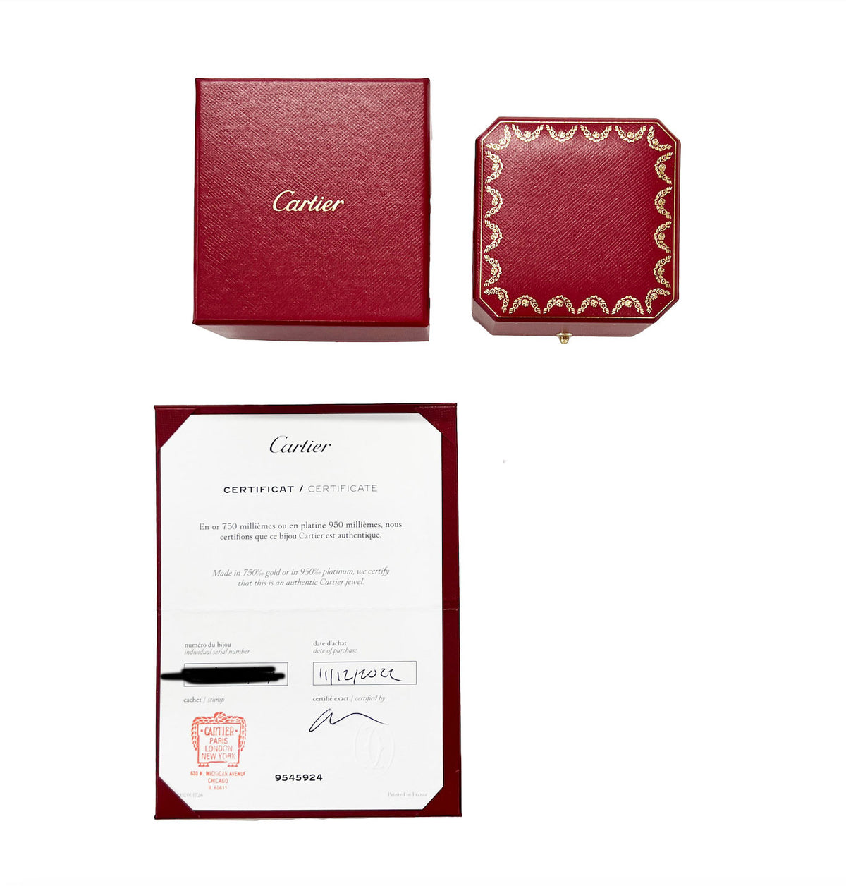 Rose Gold Diamond Small Model Love Ring