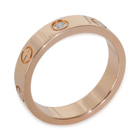 Rose Gold Diamond Small Model Love Ring