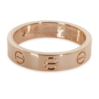 Rose Gold Diamond Small Model Love Ring