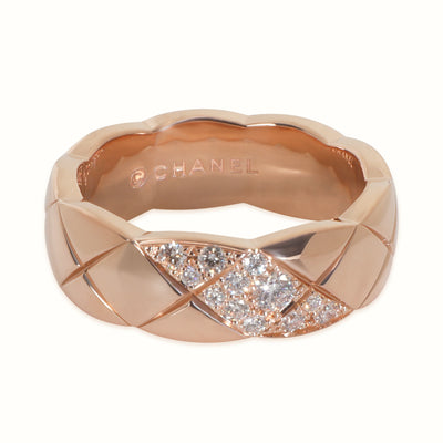 Rose Gold Diamond Small Model Coco Crush Ring