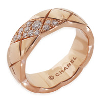 Rose Gold Diamond Small Model Coco Crush Ring