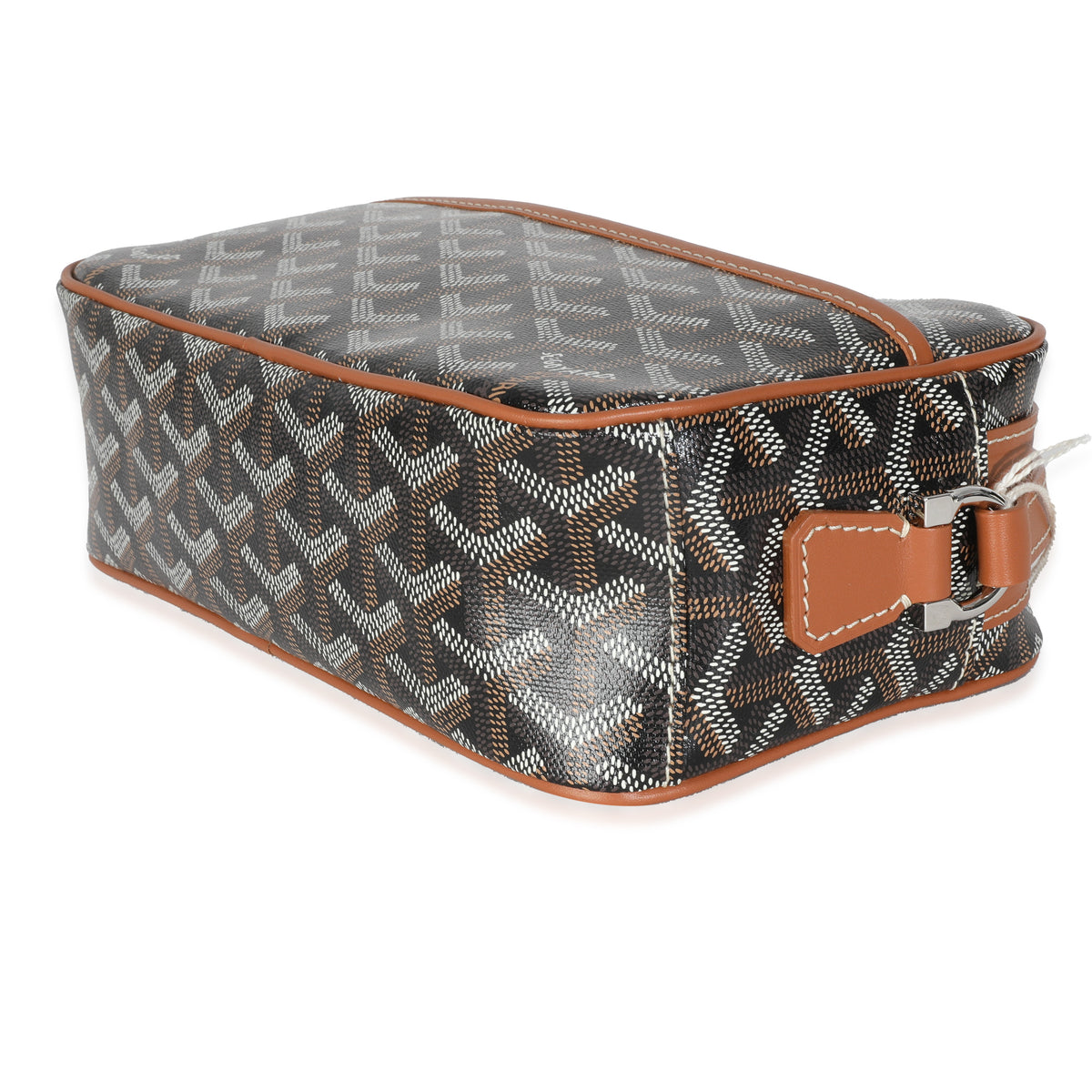 Gold Black Goyardine Canvas Cap Vert PM