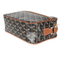 Gold Black Goyardine Canvas Cap Vert PM