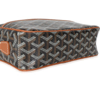 Gold Black Goyardine Canvas Cap Vert PM