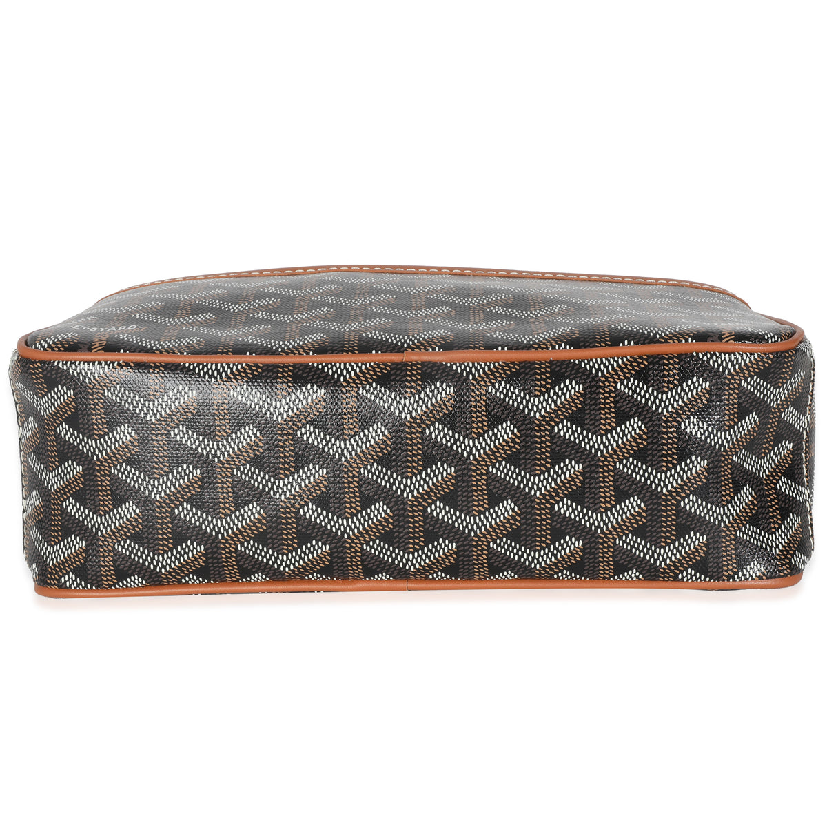 Gold Black Goyardine Canvas Cap Vert PM