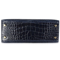 Bleu Saphir Shiny Alligator Sellier Kelly 25 GHW