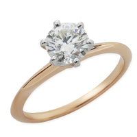 1.05 ct Round Brilliant Diamond Engagement Ring