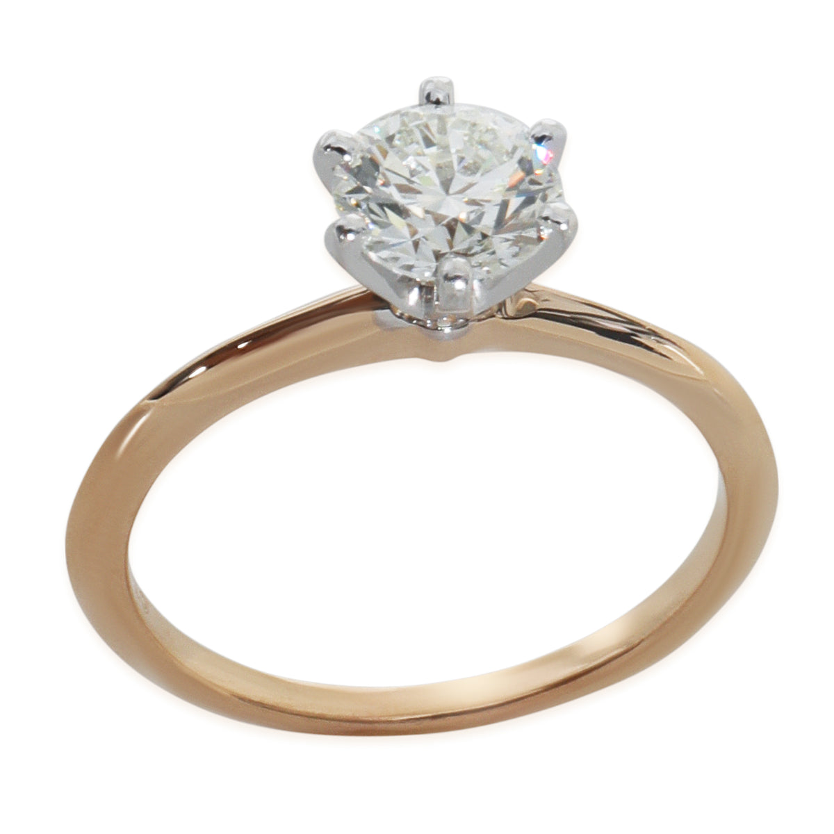1.05 ct Round Brilliant Diamond Engagement Ring