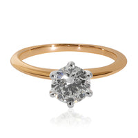 1.05 ct Round Brilliant Diamond Engagement Ring
