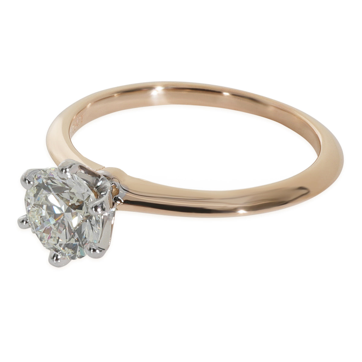 1.05 ct Round Brilliant Diamond Engagement Ring