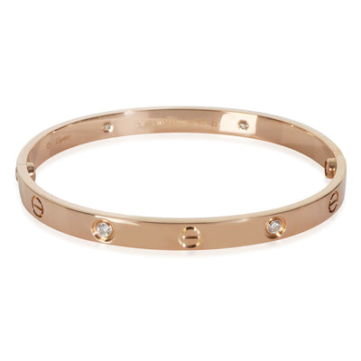 Rose Gold Diamond Love Bracelet